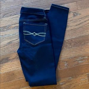 Mudd dark blue jeggings, never worn